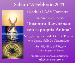 Incontro Ravvicinato con l’Anima: nuovo Seminario LAAV